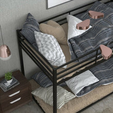 Load image into Gallery viewer, Metal Bunk Bed Twin Over Classic Bunk Bed Frame