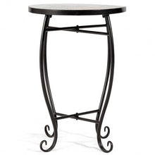 Load image into Gallery viewer, Outdoor Indoor Steel Accent Plant Stand Cobalt Table-Yellow