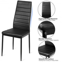 Load image into Gallery viewer, Set of 2 or 6 High Back Dining Chairs-Set of 6