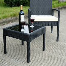 Load image into Gallery viewer, 3 Pcs Outdoor Rattan Patio Conversation Furniture Set