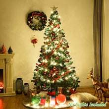Load image into Gallery viewer, 7 Ft Green PVC Artificial Christmas Tree