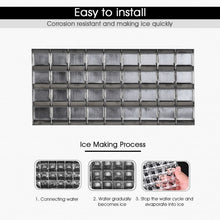 Load image into Gallery viewer, Portable Built-In Stainless Steel Commercial Ice Maker