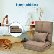 Load image into Gallery viewer, Fold Down Chair Flip Out Lounger w/ Pillow
