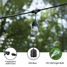 Load image into Gallery viewer, 19.5FT LED Outdoor Waterproof Globe String Lights Bulbs