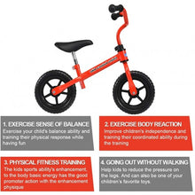 Load image into Gallery viewer, Adjustable Toddler Running Balance Bike with Non-slip Handle-Red
