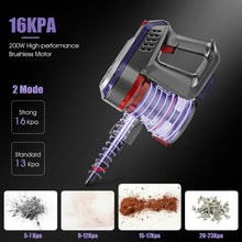 Load image into Gallery viewer, 16 kPa Cordless Vacuum Cleaner 6 in 1 Rechargeable Battery