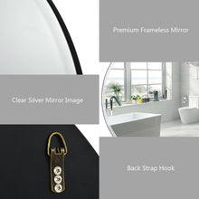 Load image into Gallery viewer, 28" Round Mirror Wall Mounted Bathroom Mirror