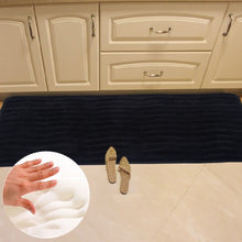 Load image into Gallery viewer, Non-slip Back Rug Soft Bathroom Carpet Memory Foam Bath Mat-Yellow-24"x60"