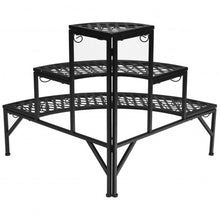 Load image into Gallery viewer, 3 Tier Metal Corner Plant Display Rack