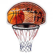 Load image into Gallery viewer, Wall Mounted Fan Backboard with Basketball Hoop and Rim