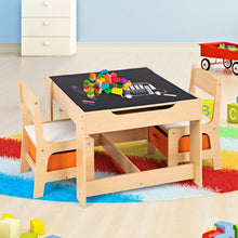 Load image into Gallery viewer, Kids Table and Chair Set with Storage Boxes