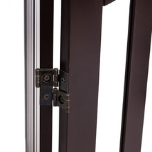 Load image into Gallery viewer, 24" Configurable Folding Free Standing 4 Panel Wood Pet Fence-Brown