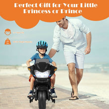 Load image into Gallery viewer, 12V Kids Ride On Motorcycle Electric Motor Bike-Black