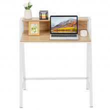 Load image into Gallery viewer, 2 Tier Computer Desk PC Laptop Table Study Writing Home Office Workstation New-Natural