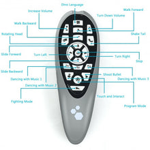 Load image into Gallery viewer, Kids Intelligent Interactive Remote Controller Robot Dinosaur-Black