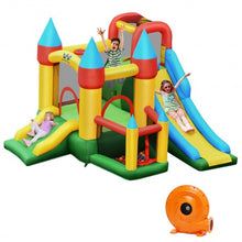 Load image into Gallery viewer, Kids Inflatable Dual Slide Jumping Castle with 780W Blower
