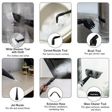 Load image into Gallery viewer, 1050W Portable Multipurpose Pressurized Handheld Steam Cleaner-White