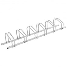 Load image into Gallery viewer, 6 Bike Parking Garage Storage Bicycle Stand-Silver