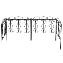 Load image into Gallery viewer, 24in x 8Ft Outdoor Decorative Garden Fence Set