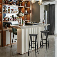 Load image into Gallery viewer, Set of 2 Pub Bistro Dining Height Bar Stool-Black