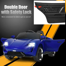 Load image into Gallery viewer, 12V Kids Ride On Car with MP3 & LED Light-Blue