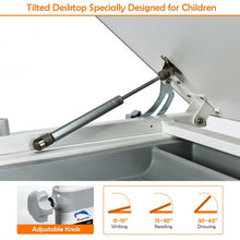 Load image into Gallery viewer, Adjustable Children's Writing Study Table with Drawer