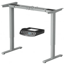 Load image into Gallery viewer, Electric Adjustable Standing up Desk Frame Dual Motor with Controller-Gray