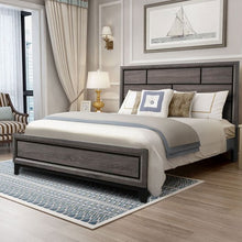Load image into Gallery viewer, Home Furniture Tall Headboard Wood Bed Frame-Queen size
