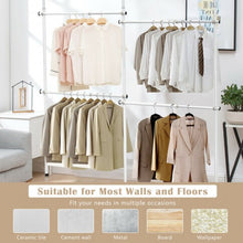 Load image into Gallery viewer, Double 2 Tier Adjustable & Telescopic Clothes Hangers