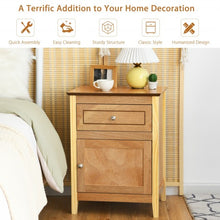 Load image into Gallery viewer, 2-Tier Accent Table with Spacious Tabletop-Natural