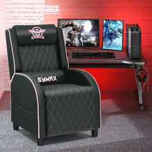 Load image into Gallery viewer, Massage Gaming Recliner Chair w/Headrest & Adjustable Backrest- Home Theater-PI