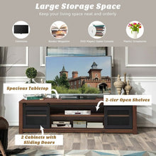 Load image into Gallery viewer, TV Stand Entertainment Center for TV's up to 65" -Coffee
