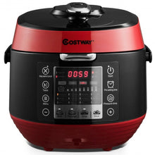 Load image into Gallery viewer, 12-in-1 Multi-use Programmable Electric Pressure Cooker Non-stick Pot-Red