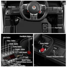 Load image into Gallery viewer, Battery Powered Kids Ride On Car with Remote Control-Black