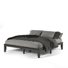 Load image into Gallery viewer, 14 Inch King Size Wood Platform Bed Frame-Brown