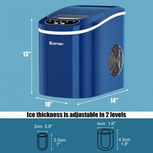 Load image into Gallery viewer, Mini Portable Compact Electric Ice Maker Machine-Navy