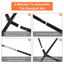 Load image into Gallery viewer, 5' � 5' Practice Hitting Baseball Net