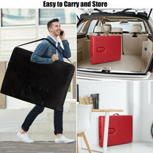 Load image into Gallery viewer, Portable Adjustable Facial Spa Bed with Carry Case-Red