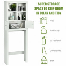 Load image into Gallery viewer, Over the Toilet Storage Rack Bathroom Space Saver with Adjustable Shelf