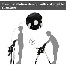 Load image into Gallery viewer, Foldable High chair with Multiple Adjustable Backrest-Dark Gray