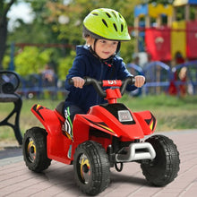 Load image into Gallery viewer, 6V Kids Electric ATV 4 Wheels Ride-On Toy -Red