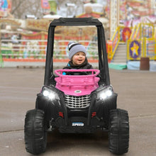 Load image into Gallery viewer, 12V Kids RC Electric Ride On Off-Road UTV Truck with MP3 and Light-Pink