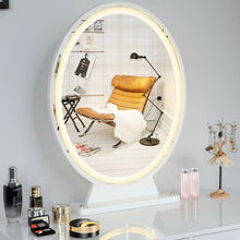 Load image into Gallery viewer, Hollywood Vanity Lighted Makeup Mirror Remote Control 4 Color Dimming-White