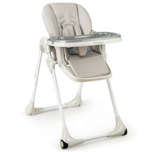 Load image into Gallery viewer, Baby Convertible High Chair with Wheels-Gray