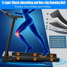 Load image into Gallery viewer, Folding Treadmill for Walking Running with LED Touch Screen for Home and Gym