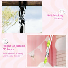 Load image into Gallery viewer, Indoor Outdoor Baby Canvas Hanging Swing-Pink