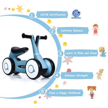 Load image into Gallery viewer, Baby Balance Bike Bicycle Toddler Toys Rides No-Pedal-Blue