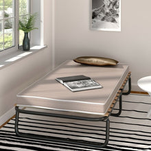 Load image into Gallery viewer, Folding Bed with Memory Foam Mattress Metal Guest Sleeper Made in Italy