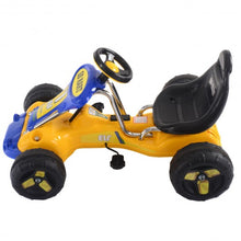 Load image into Gallery viewer, Go Kart Kids Ride Car Pedal Powered Car 4 Wheel Racer Toy Stealth Outdoor-Yellow