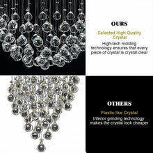 Load image into Gallery viewer, Mount Modern Crystal Chandelier with Crystal Balls